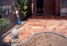 Eusebio Quarzit pink Polygonalplatten
