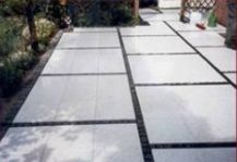 Geschliffene Betonterrassenplatten